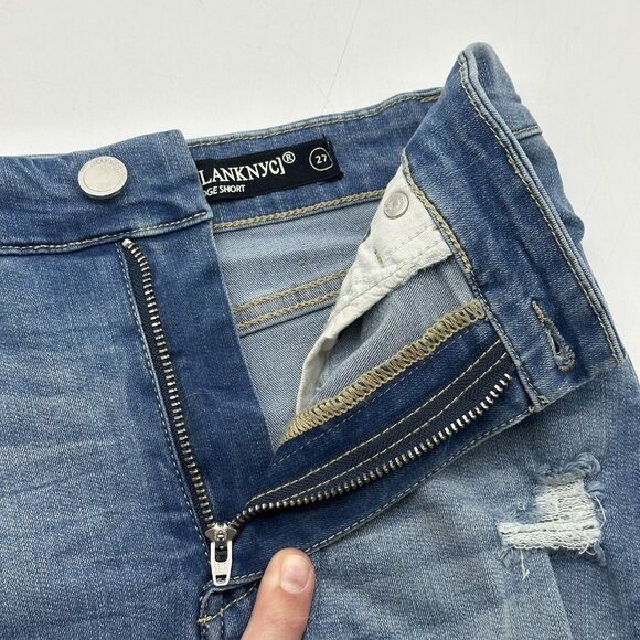 Blank NYC Wedge Short Women's Size 27 Stretch Cut-Off Distressed Jean Shorts NWT - Picture 6 of 8